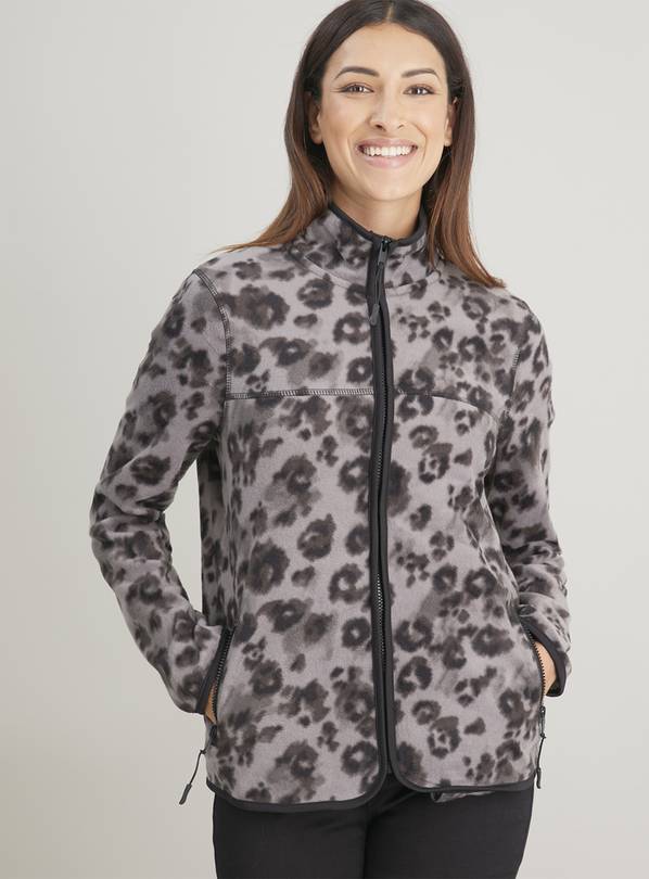 Animal Print Zip-Through Maximum Warmth Fleece 14